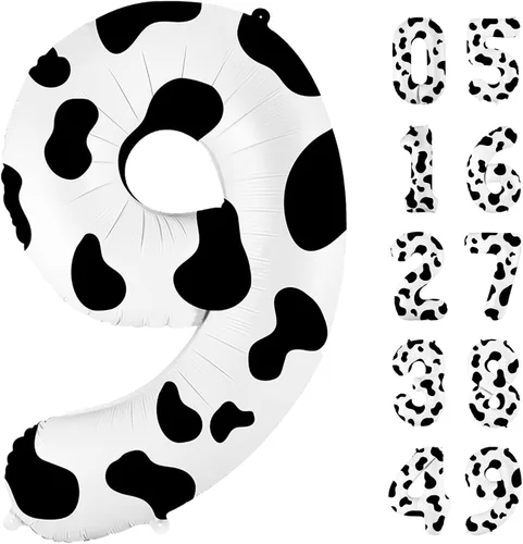 Vista 92 de Globos gigantes de números negros de 40 pulgadas, globos de aluminio de Mylar con helio para cumpleaños, globo número 0 para decoración de fiestas
