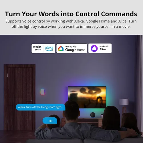 Vista 2 de SONOFF Interruptor de luz inteligente, interruptor WiFi de 2.4 GHz, requiere cable neutro, control de voz con Alexa y Google Home, botón táctil