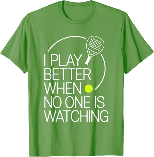 Vista 16 de Camiseta de tenis de pádel I Play Better When No One is Watching