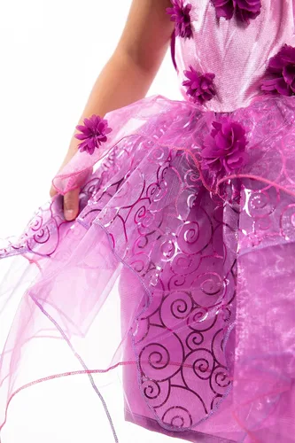 Vista 2 de Little Adventures Disfraz de hadas de flor morada