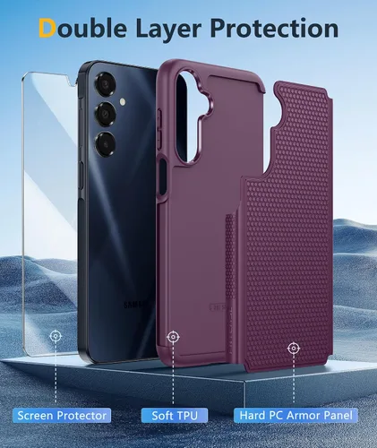 Vista 808 de FNTCASE Funda para iPhone 17 Pro: Fundas delgadas translúcidas de color azul claro compatibles con MagSafe, protección completa de la cámara