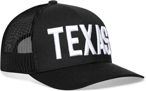 Vista 9 de HAKA City & State Block Puff Embroidery Hat Trucker Snapback Baseball Cap