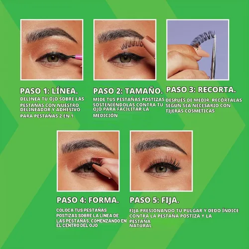 Vista 5 de NYX PROFESSIONAL MAKEUP Jumbo Lash! Delineador de ojos y adhesivo para pestañas 2 en 1, color negro Negro más malo