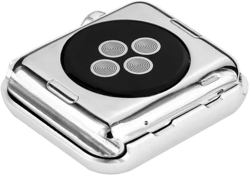 Vista 8 de Aleación de aluminio brillante Rhinestone Smartwatch Funda protectora parachoques para serie Sport Edition Plata