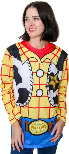 Vista 4 de Disney Toy Story - Camiseta de disfraz con texto en inglés I Am Sheriff Woody
