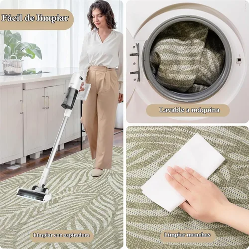 Vista 6 de Tapete para silla de oficina para suelo de madera dura, 48"x36" tapete protector de escritorio de computadora de fácil deslizamiento para silla Hoja