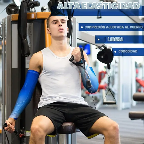 Vista 2 de JenPen 4 Pair Arm Sleeves for Men, Cooling Sun Sleeve Colores clásicos