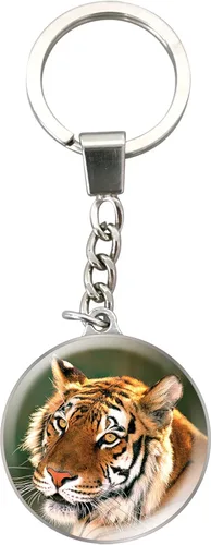 Vista 26 de Deluxebase Magnidome Llavero de domo en forma de cúpula con cadena de acero inoxidable. Llavero de cúpula de cristal