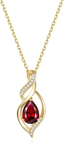 Vista 37 de FANCIME Collar de piedra natal para mujer, regalo de cumpleaños para ella 10 - Ópalo