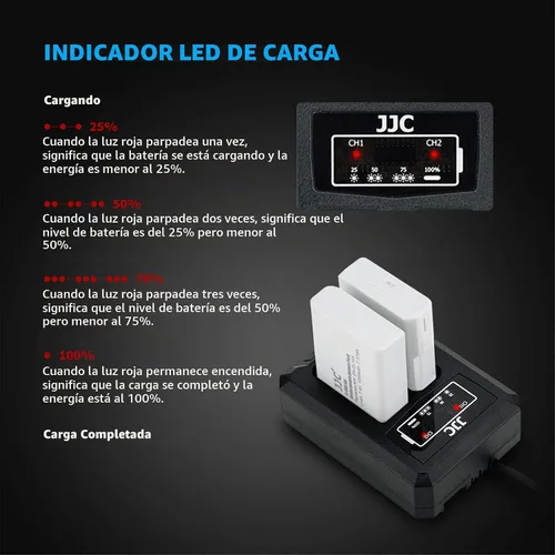 Vista 5 de EN-EL14 EN-EL14a Cargador de batería dual cable USB integrado, compatible con Nikon D3500 D3400 D3300 D3200 D3100 D5600 D5500 D5300 D5200 D5100