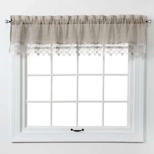 Vista 13 de RENAISSANCE HOME FASHION Par de cortinas Lillian, 56" X 36", Lino