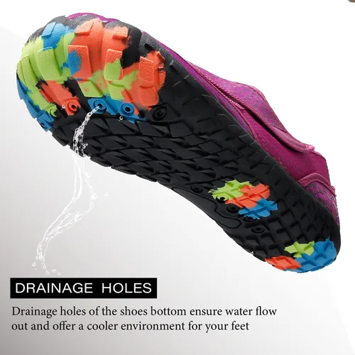 Vista 7 de L-RUN - Zapatos de agua para senderismo para hombre y mujer descalzo