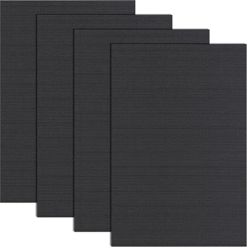 Vista 9 de Pndeyo 2 hojas de malla para ojos de traje de peluche de 0,5 mm en blanco, malla de ojos de PVC impermeable e imprimible, hoja en blanco