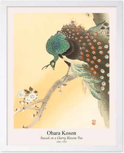 Vista 31 de Poster Master Vintage Ohara Koson Poster - Retro Blooming Lotus Flowers Print - Japanese Art - Flower Illustration - Aesthetic Design - Floral