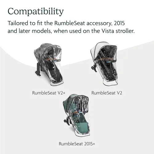 Vista 4 de UPPAbaby Escudo de lluvia RumbleSeat