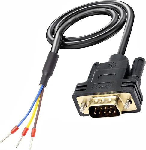 Vista 7 de XMSJSIY DB9 Conector RS232 Serial Port Adaptadores de cable sin soldadura Femenino