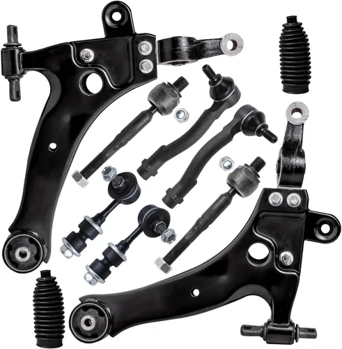 Vista 268 de Detroit Axle - Kit de suspensión frontal de 10 piezas para Dodge Avenger 2008-2014, Chrysler Sebring 2007-2010, 2 brazos de control inferiores, 2