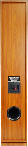 Vista 7 de Rockville RockTower 64C 6.5" 500W Peak / 125W RMS Altavoz pasivo de torre de 3 vías, 4 ohmios, sonido clásico, de alta fidelidad, rejilla
