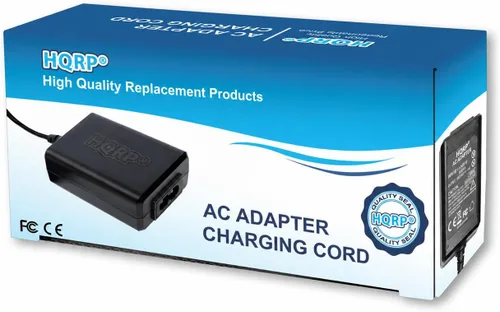 Vista 4 de HQRP Adaptador de CA compatible con videocámara Canon VIXIA HF-R800, R82, R80 + adaptador de enchufe europeo