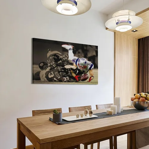 Vista 3 de fuyaozhishang Julian Edelman Art Posters 12x18inch(30x45cm) Frame