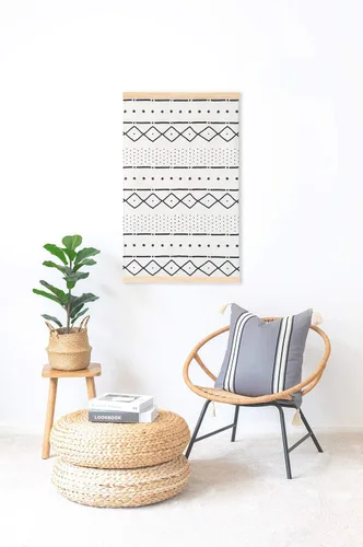 Vista 3 de Hofdeco Funda de almohada decorativa neutra solamente, para sofá, sofá o cama, borla a rayas gris oscuro, 20 x 20 pulgadas