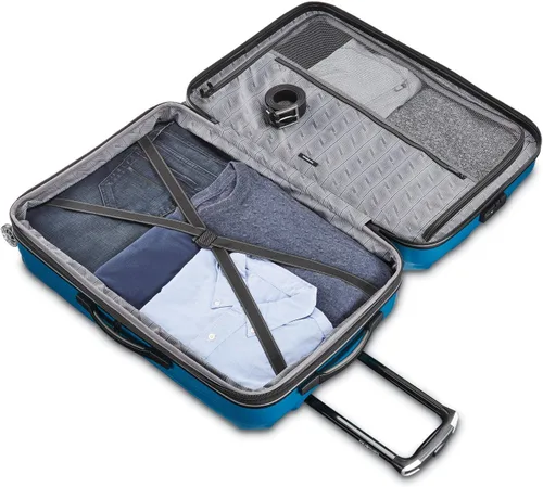 Vista 2 de Samsonite, Centric 2 - Maleta rígida expansible con ruedas giratorias, Azul Caribe