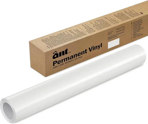 Vista 41 de ANT Melocotón, rollo de vinilo permanente de 24" x 4,5 m, rollo de vinilo adhesivo, para proyecto DIY, calcomanía, pegatina, compatible con Cricut