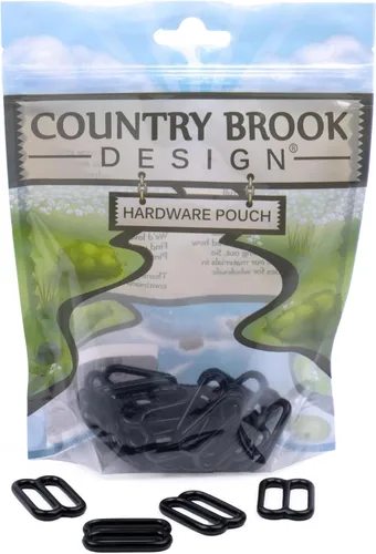 Vista 13 de Country Brook Design - Diapositivas redondas de metal con boca ancha Chapado en níquel