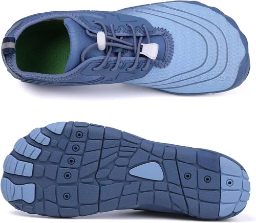 Vista 2 de Zapatos de agua para hombre y mujer, secado rápido, descalzo, natación, playa, zapatos acuáticos, surf, buceo, canotaje, senderismo, vela, kayak