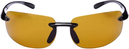 Vista 2 de The Influencer" - Gafas de sol polarizadas deportivas para hombres y mujeres, marcos ligeros, Marco negrolente de conducción nocturna