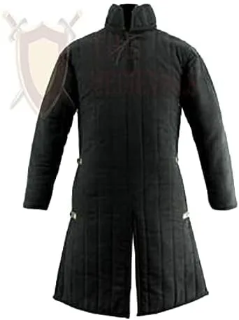 Vista 2 de Gambeson Coat Thick Padded Full Sleeves Gambeson Coat Aketon Jacket Armor Cotton Gambeson Jacket by ITS Medieval