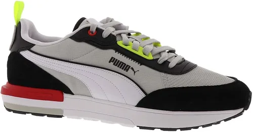 Vista 4 de PUMA Tenis R22 para hombre, Gris