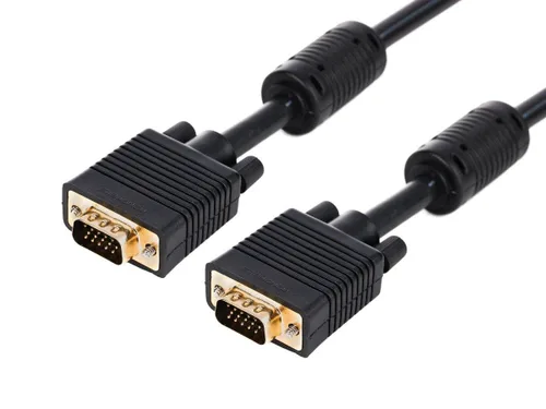 Vista 6 de Monoprice Cable de monitor SVGA Super VGA M/M de 1.5 pies con ferritas (chapado en oro)