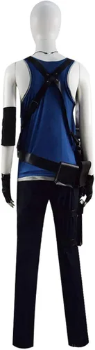 Vista 3 de Jill Valentine Cosplay - Conjunto completo de disfraz de Halloween para mujer