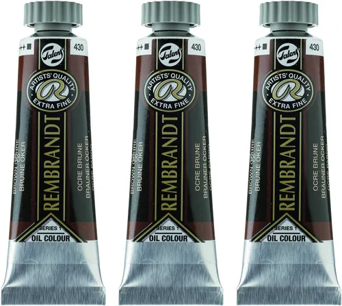 Vista 12 de Tarens Pintura al óleo, Rembrandt, juego de 3, marrón Mudder Permanente, 0.5 fl oz (0.5 fl oz) (Nº 5)