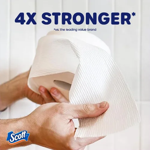 Vista 5 de Scott ComfortPlus - Papel higiénico perfumado, 12 rollos, 310 hojas por rollo