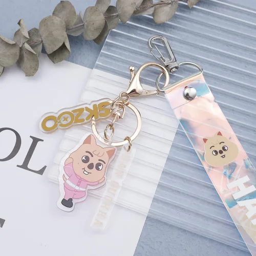 Vista 4 de G-Ahora 2pcs Stray Keychain Keyring Stray Gift Set