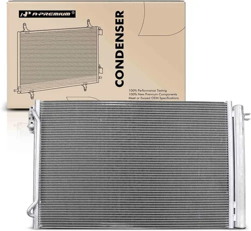 Vista 9 de A-Premium Condensador A/C compatible con BMW Serie 3 323i 325i 328i 330i, 325Ci 330Ci, 325xi 328xi 330xi, 128i, M3 M5 M6, X1 Z4