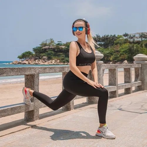 Vista 2 de Hi Clasmix Paquete de 5 leggings súper suaves para mujer, cintura alta, control de abdomen, entrenamiento, yoga, correr, gimnasio, fitness