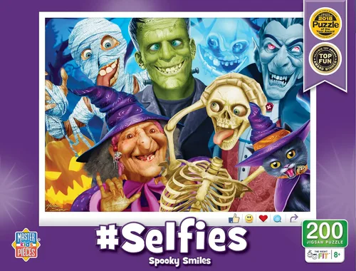 Vista 7 de Masterpieces Rompecabezas de 200 piezas para niños, #Selfies Barnyard Besties, 14 x 19 pulgadas