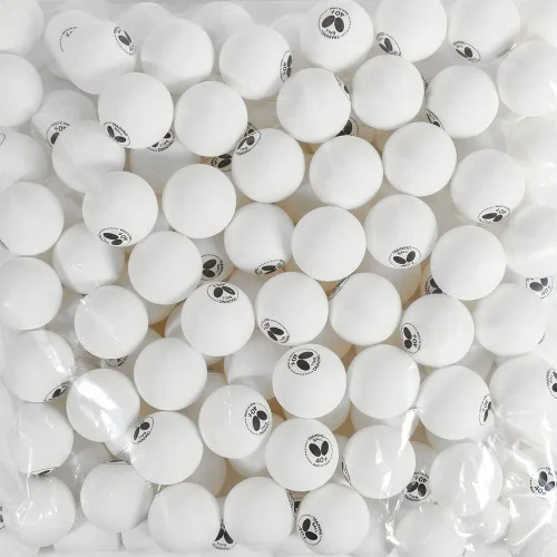 Vista 4 de Butterfly 40+ Training Ball 40+ Ball Used for Training – Available in a Box of 6 or 120 White Training Balls – Comparable to a Three-Star Ball and