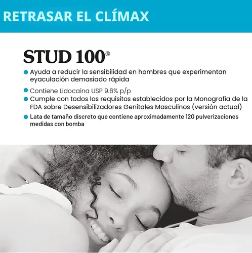 Vista 3 de Stud 100 Spray desensibilizador genital masculino, caja de 7/16 onzas líquidas (paquete de 1)