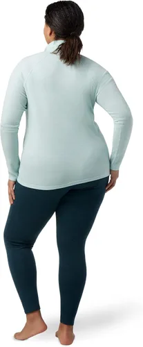 Vista 3 de Smartwool Capa base térmica clásica merino con cremallera de 14 Plus - Mujer