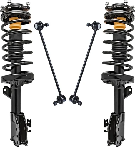 Vista 28 de Detroit Axle - Kit de amortiguadores de 4 puntales para Ford Escape 14-19, 2 puntales delanteros con resorte helicoidal 2 amortiguadores traseros