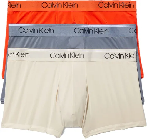 Vista 12 de Calvin Klein Ropa interior de microfibra elástica para hombre, paquete de 3 troncos 3 Negro