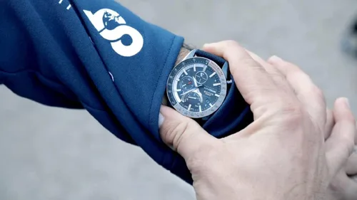 Vista 7 de Casio Edifice Alpha Tauri Racing Reloj de cuarzo para hombre Azul Patchwork