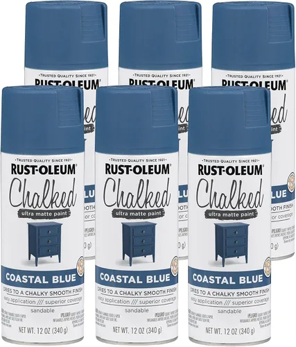 Vista 40 de Rust-Oleum 302592 - Pintura a la tiza en aerosol ultramate de 12 onzas (paquete de 1), color gris envejecido