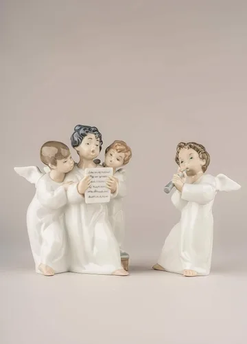 Vista 3 de Figura del grupo de ángeles de Lladro