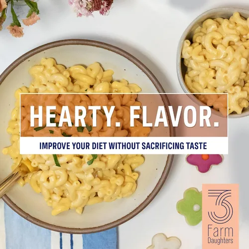 Vista 4 de Three Farm Daughters High Fiber Elbow Macaroni Pasta Pack, Low GI, Non GMO Elbow Pasta Noodles, Low Net Carb, Made in the USA, 12 oz. (2 Pack)