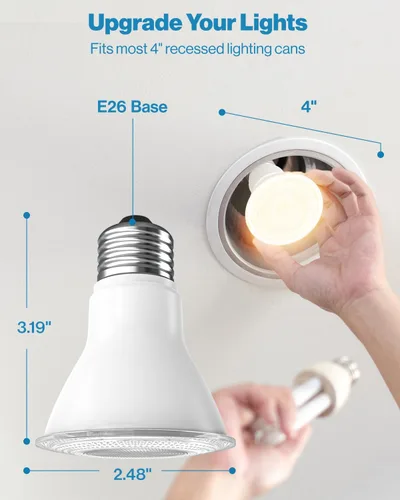 Vista 3 de PAR20 Bombilla LED 7W Multicolor, varios tamaños